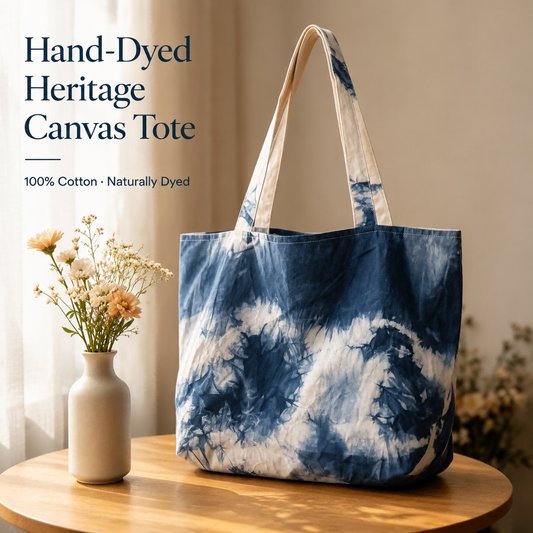 Hand-DyedHeritageCanvas Tote