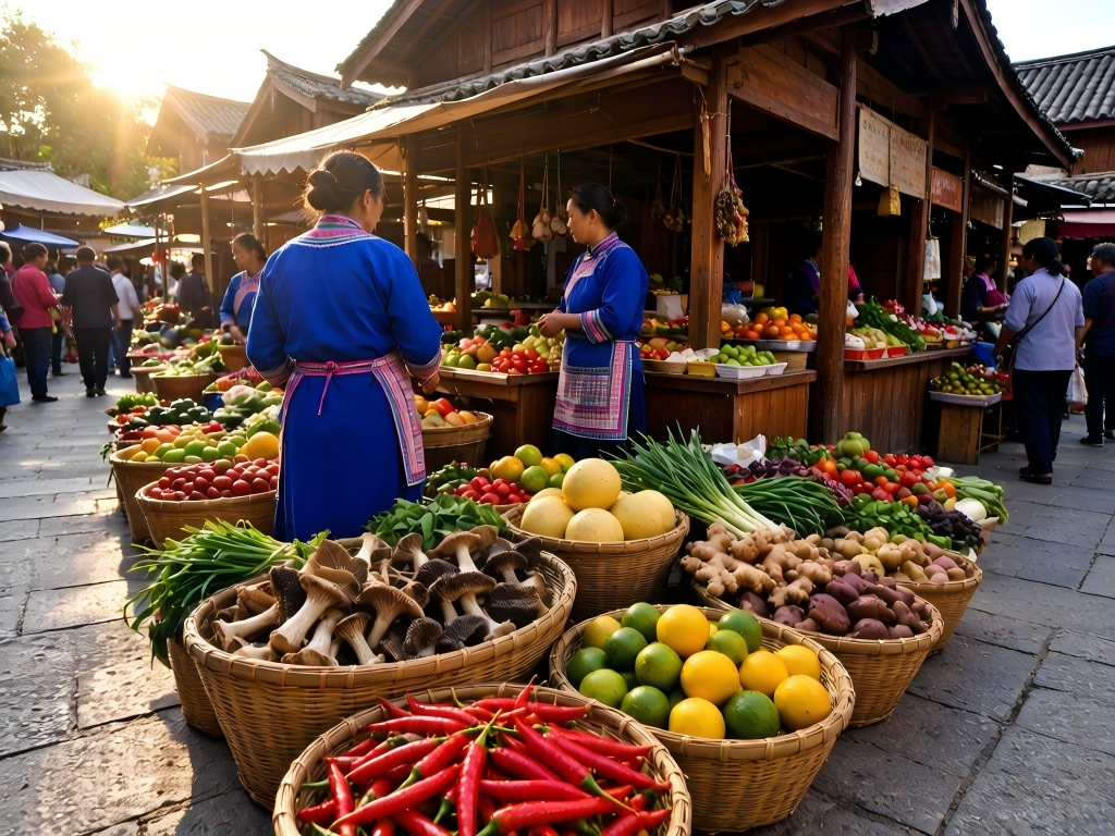 Xizhou Morning Market