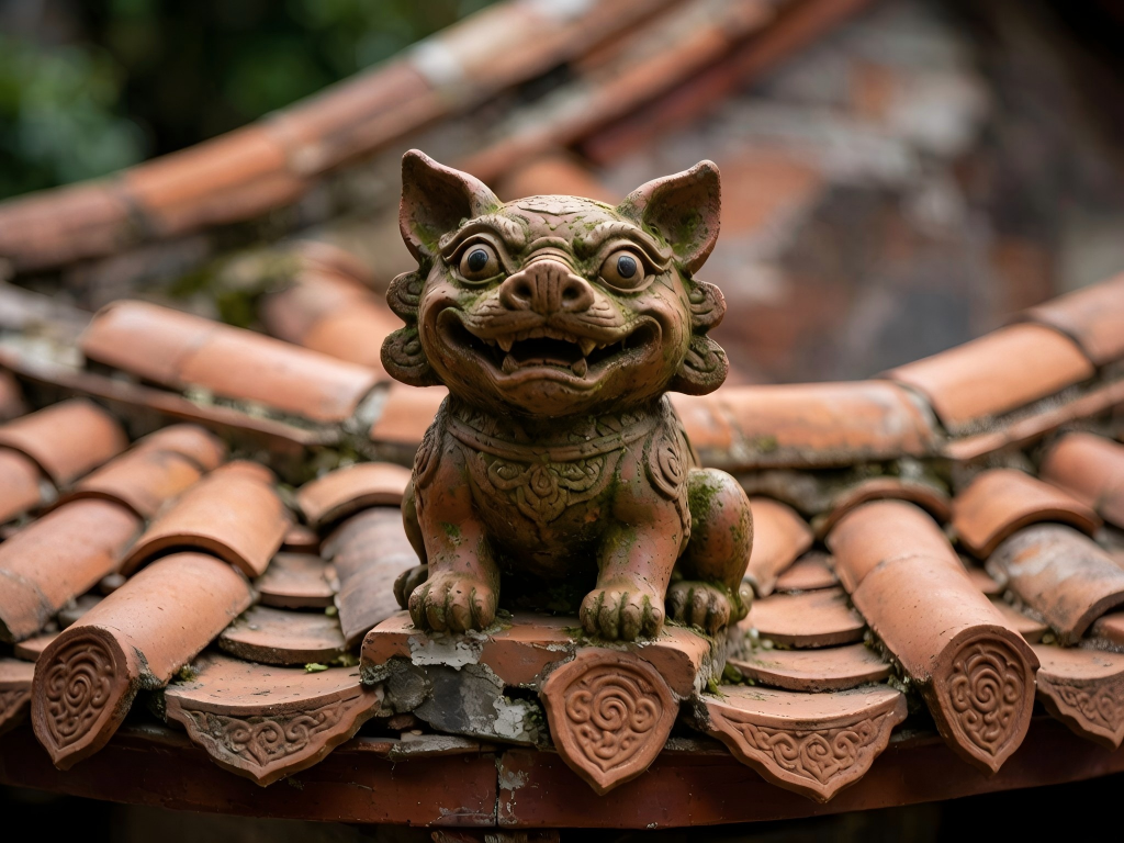 The Tile Cat Guardian